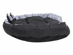 Discount Clicnbuy Cojín para perro reversible y lavable y negro 150x120x25 cm Gris