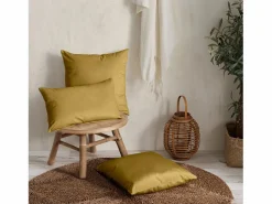 Discount Cojín rectangular 30x50cm terciopelo verde anís NAURU - SACASA Ropa De Casa