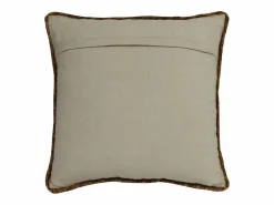Best Cojín trenzado 100% jute - 60 x 60 cm - Natural - ZAMBAI Ropa De Casa