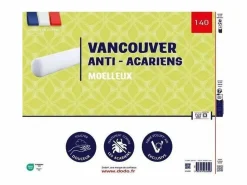 DODO Cojín VANCOUVER 140 cm - antiácaros - 100% Poliéster