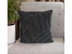 Cojín 40x40 cm TUFT antracita, por Ropa De Casa