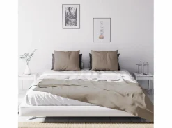 Soleil d'ocre Colcha 220x240 cm ADELE taupe