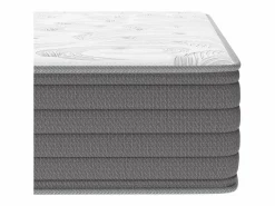 Online Colchón 90 x 200 cm con muelles ensacados de 7 zonas, firmeza H3, espuma de confort de 22 cm de grosor, anti-alérgico - HOMAVO