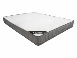 New Ysmée Colchón 160 x 200 cm espuma y acogida de memoria de forma 11 zonas esp.22cm DANEVO de YSMÉE Verde / Blanco
