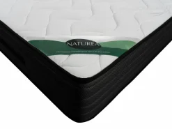 Discount NATUREA Colchón 160 x 200 cm espuma y funda de bambú gruesor 25cm - BERENDI de Blanco