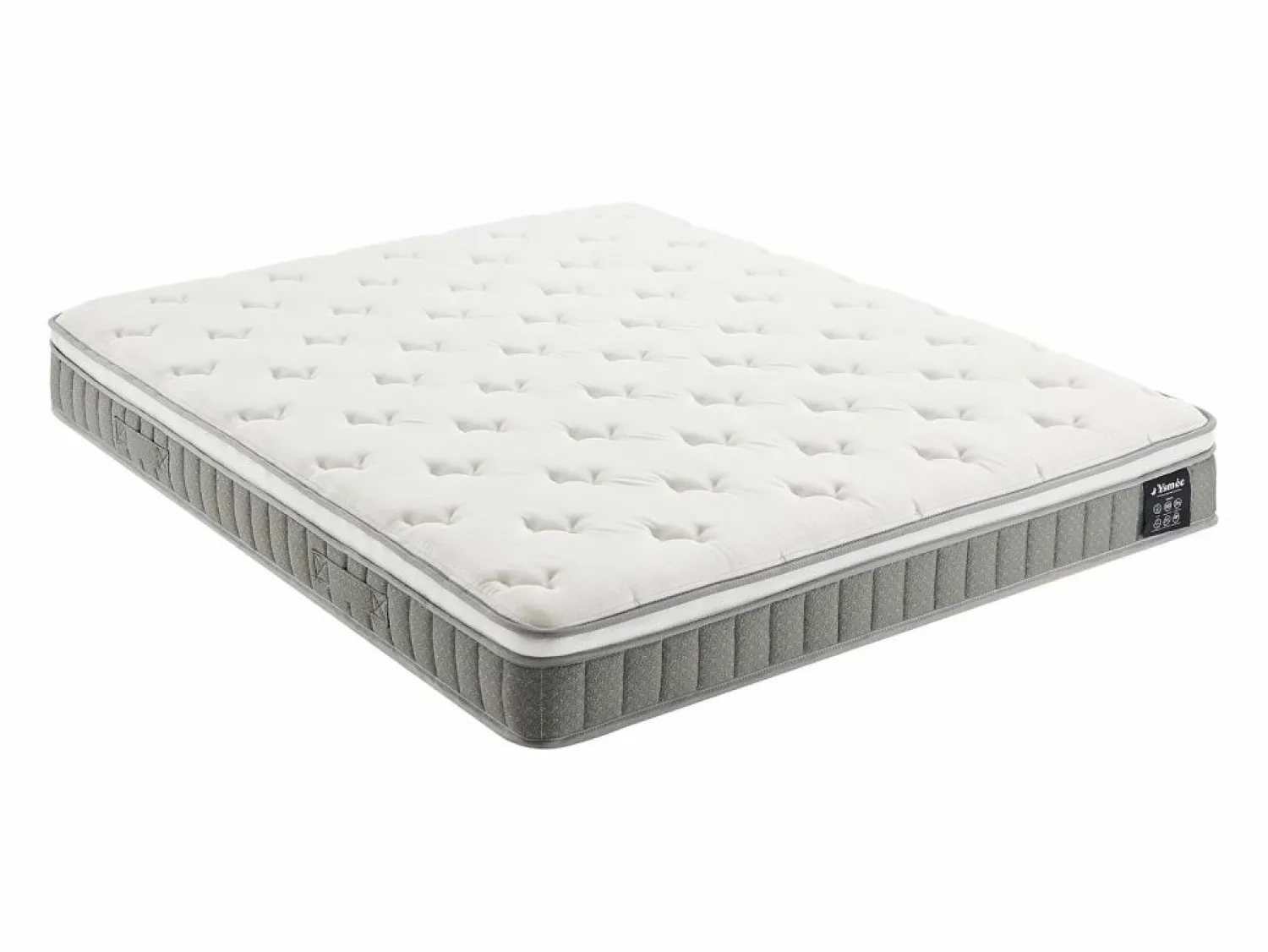 New Colchón 160 x 200 cm queen size con muelles ensacados + viscoelástico de 21 cm de grosor - VITOGO de YSMÉE Colchón Muelles Ensacados|Colchón Memoria De Forma