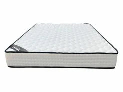 Sale Ysmée Colchón 160 x 200 cm Queen Size muelles ensacados 7 zonas y viscoelástica 22cm de grosor - LUREAN de YSMÉE Blanco
