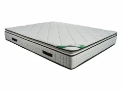 Online NATUREA Colchón de 140 x 190 cm de espuma y tejido de bambú de 23 cm de grosor - ADANA de Blanco
