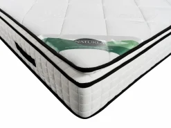 NATUREA Colchón de 180 x 200 cm de espuma y tejido de bambú de 23 cm de grosor - ADANA de