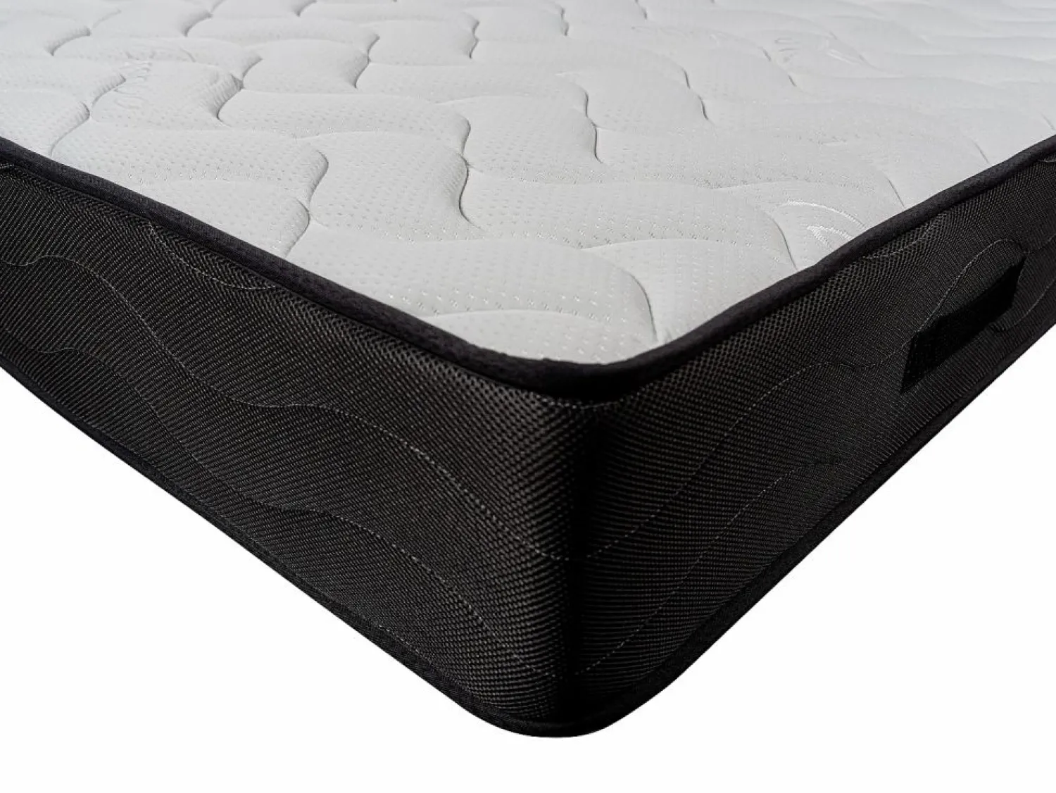 Clearance Ysmée Colchón de 140 x 190 cm de muelles ensacados 7 zonas espuma viscoelástica 24 cm - MERISI de YSMÉE Blanco