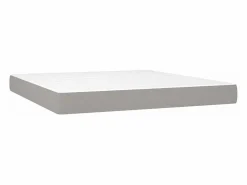 Best Colchón de muelles ensacados tela gris claro 160x200x20cm ES700898 Colchones - 160X200Cm