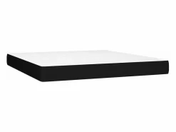 Best Colchón de muelles ensacados tela negro 180x200x20 cm ES892036 Colchones - 180X200Cm