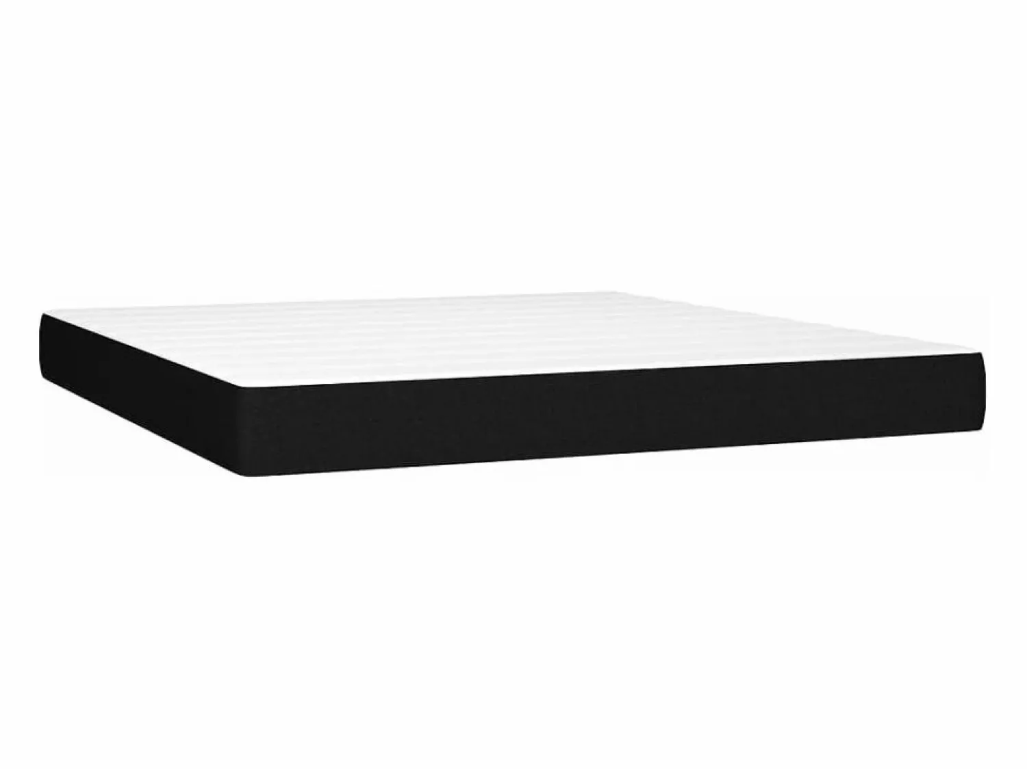 Best Colchón de muelles ensacados tela negro 180x200x20 cm ES892036 Colchones - 180X200Cm