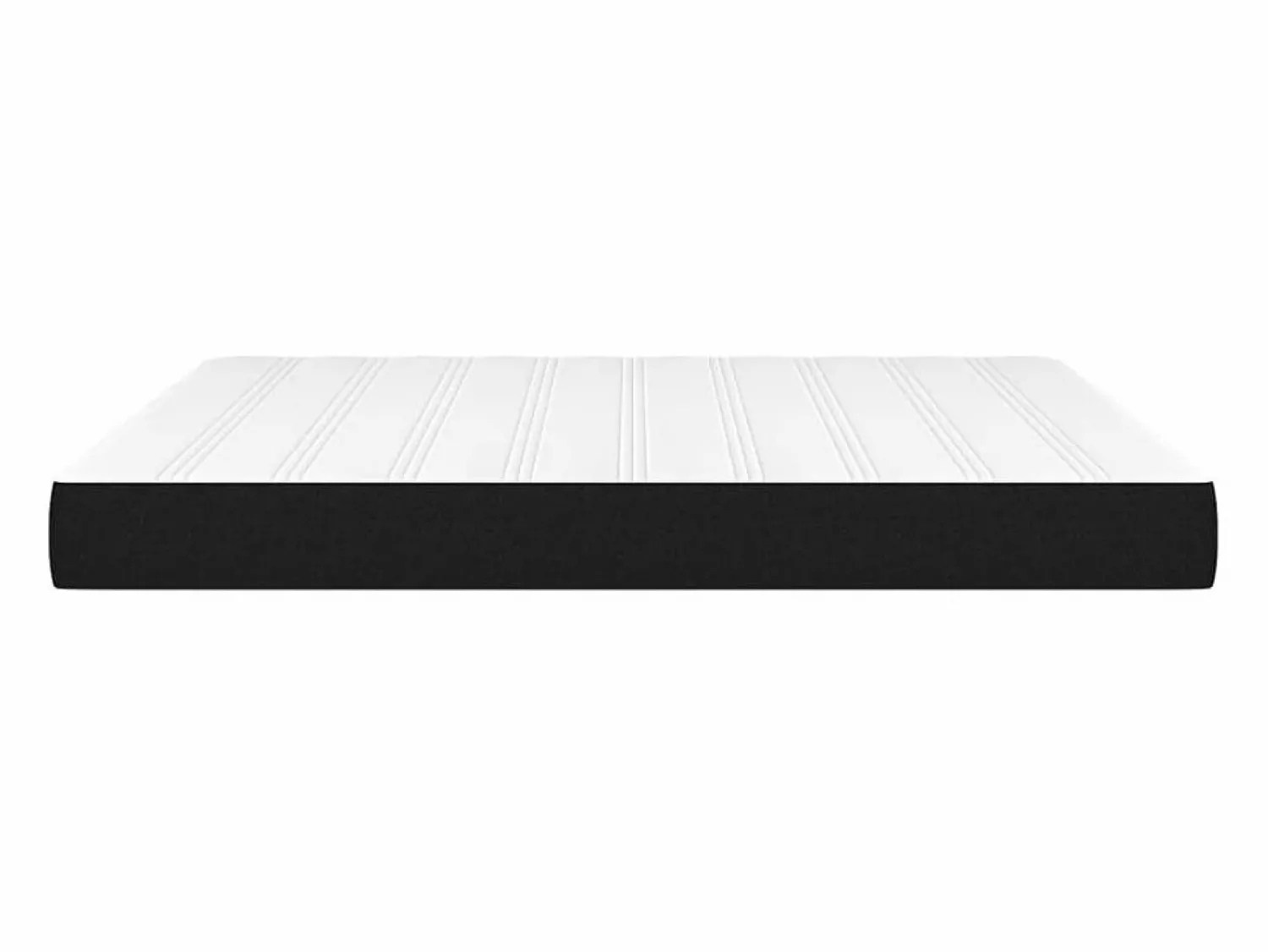 Best Colchón de muelles ensacados tela negro 180x200x20 cm ES892036 Colchones - 180X200Cm