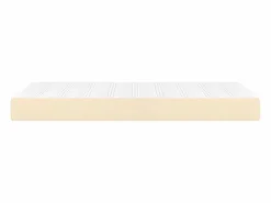 Sale Colchón de muelles ensacados tela color crema 90x190x20 cm ES386969 Colchones - 90X190Cm