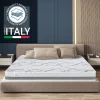 The White Stone Colchón Doble 150 x 220 Memory Foam | Premium Quality | altura 22 cm | Made in Italy