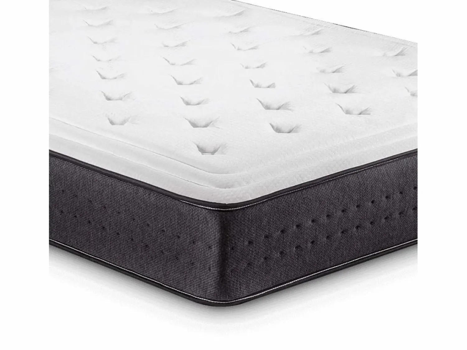 New Colchón Eco Prince núcleo muelle ensacado Maxi Pocket 17 blanco 160x200 cm