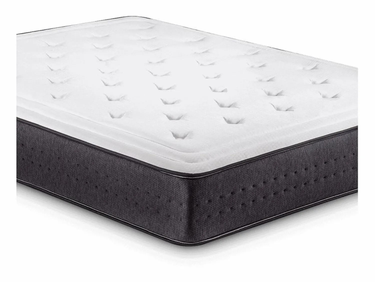 New Colchón Eco Prince núcleo muelle ensacado Maxi Pocket 17 blanco 160x200 cm