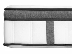 Clearance Ysmée Colchón híbrido de muelles ensacados 7 zonas de 30 cm de grosor - 160 x 200 cm - OLIANE de YSMÉE Blanco