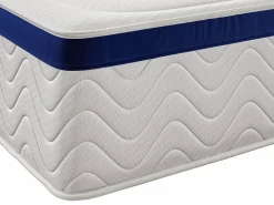 Discount Colchón híbrido muelles ensacados 180x200 cm MARQUIS - Azul Colchón Muelles Ensacados|Colchón Memoria De Forma