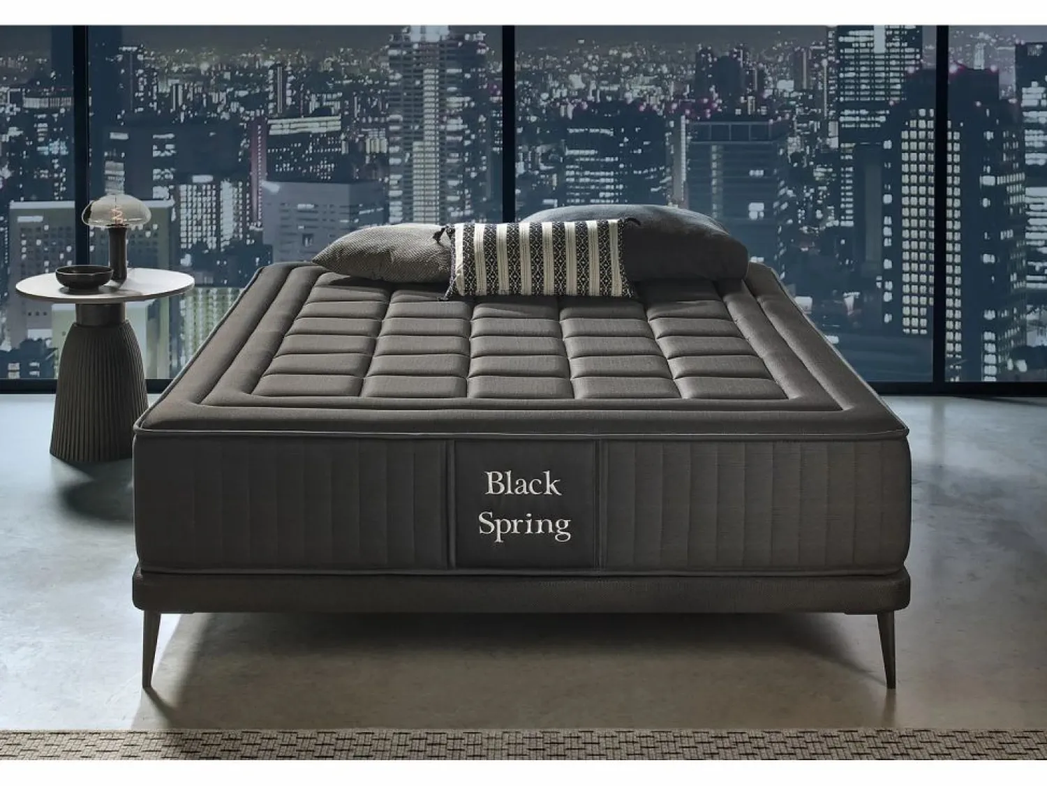 New Moonia Colchón Muelles Ensacados Black Spring Royal, 135x190 cm -