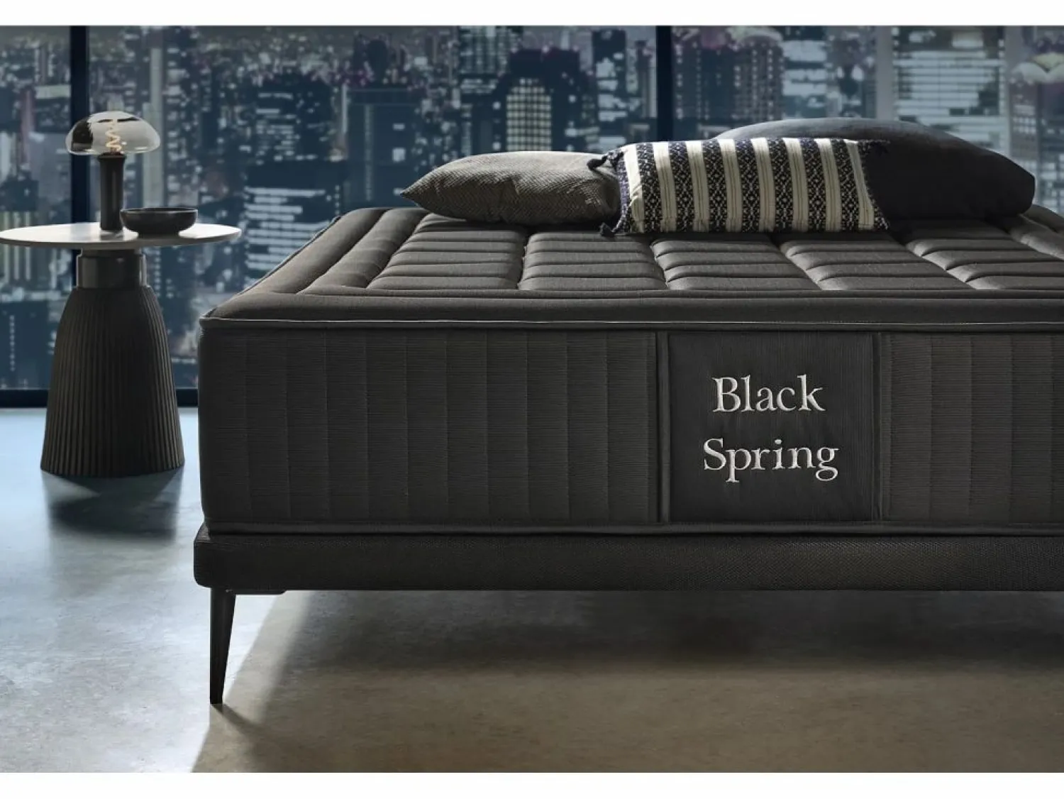 New Moonia Colchón Muelles Ensacados Black Spring Royal, 135x190 cm -
