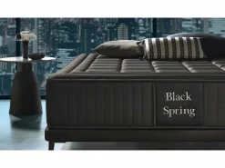 Moonia Colchón Muelles Ensacados Black Spring Royal, 140x190 cm -