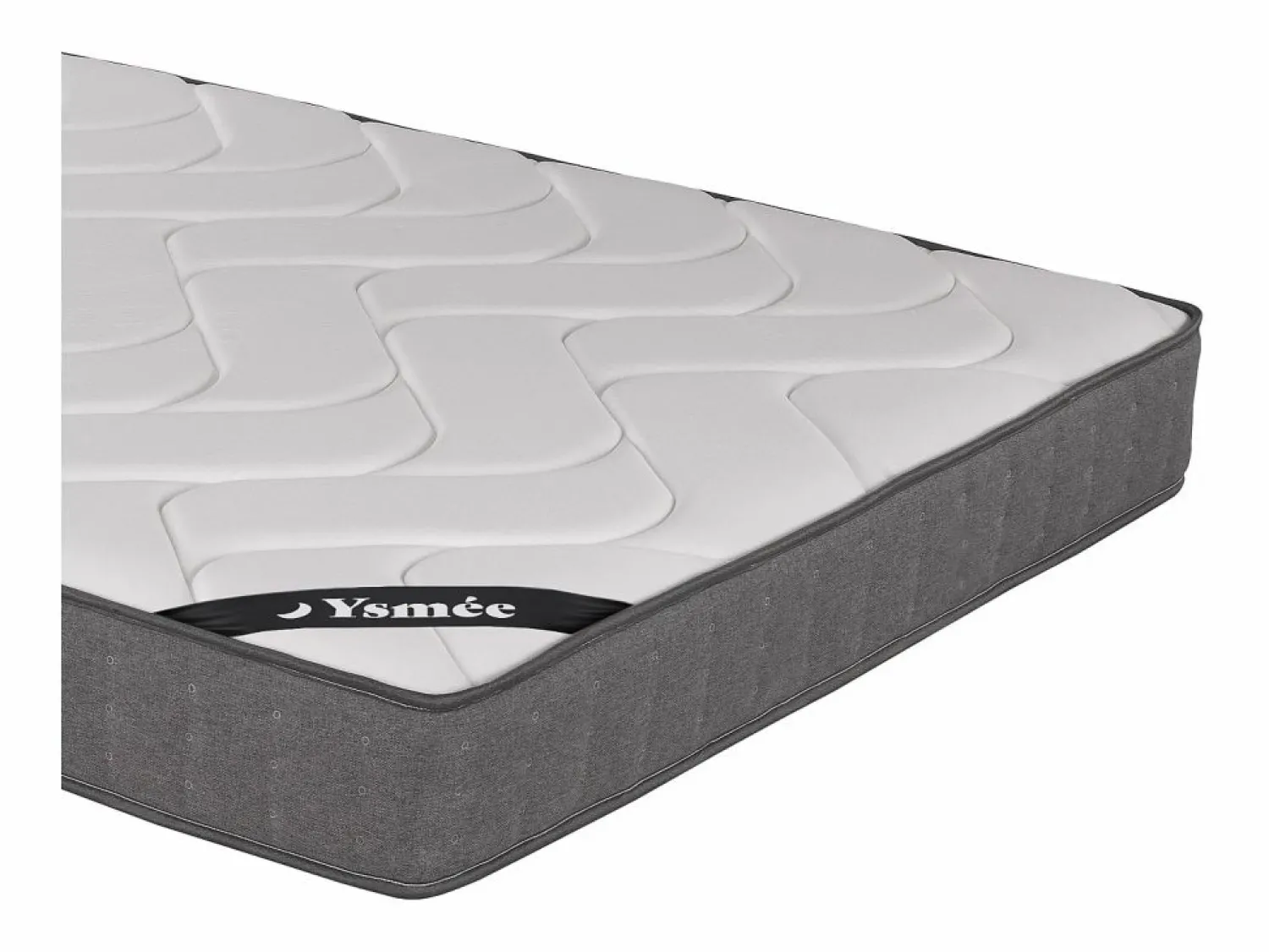 Best Ysmée Colchón muelles memoria de forma BABYLONE YSMÉE 160x200cm Blanco