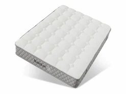 DripeX Colchón ortopédico ignífugo de 180 x 200 cm con 4 asas, OEKO-TEX®, 20 cm de grosor, transpirable, 7 zonas de muelles ensacados