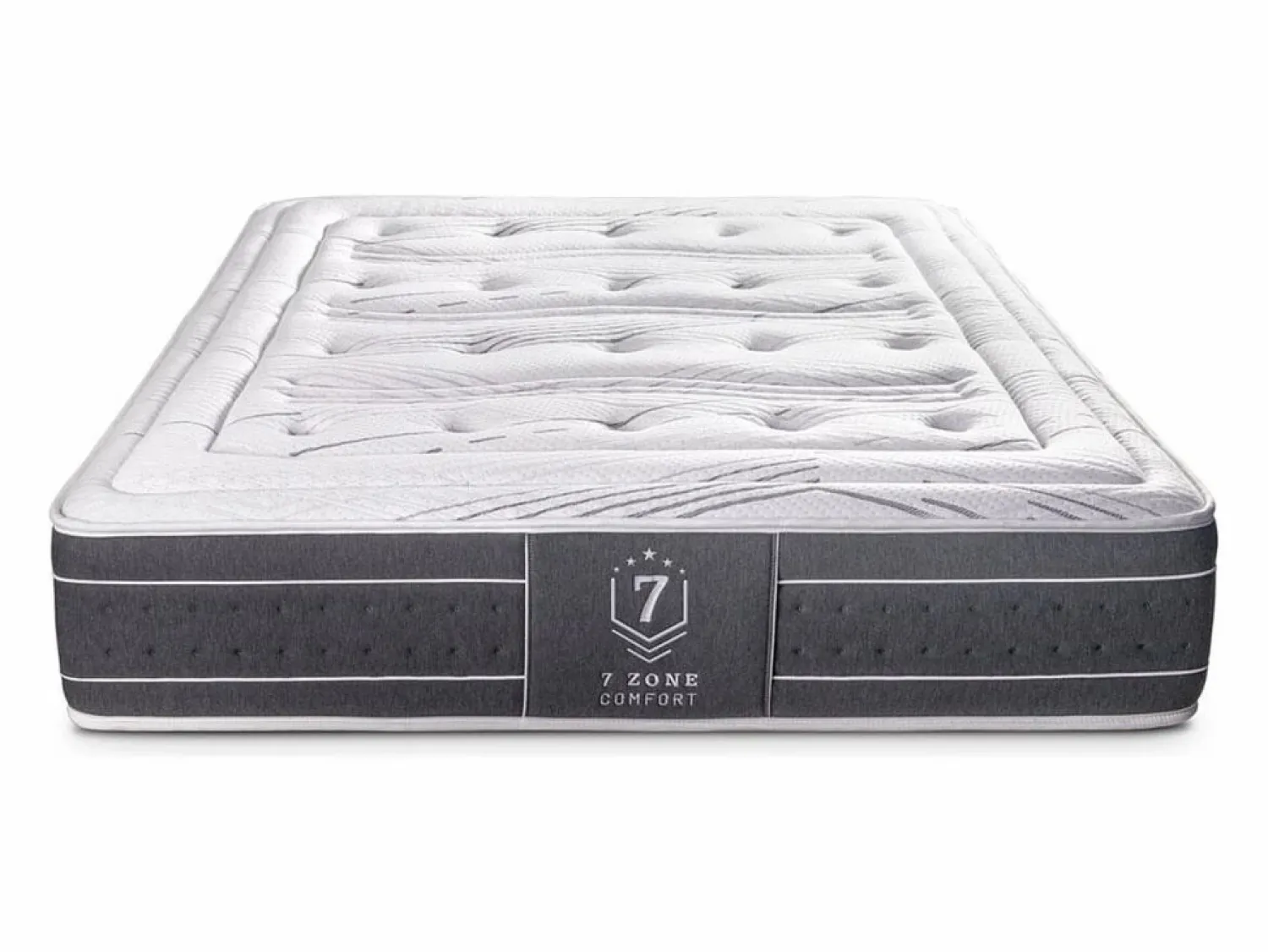 Hot Colchón Pocket Active Viscotech núcleo Muelle Ensacado BS Spring 7Z blanco 180x200 cm Colchones - 180X200Cm