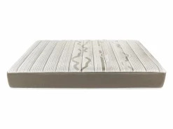 BULTEX Colchón visco Slim 24 cm firmeza media fibercel suave-180x200-Multicolor