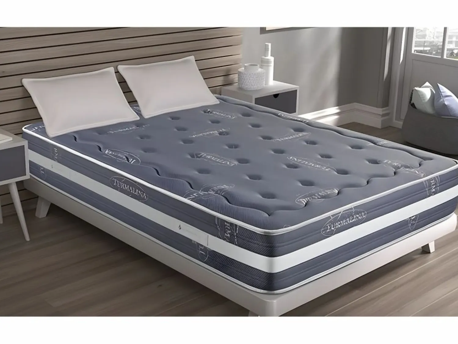 Discount Colchón Visco Turmalina Grey 105X200 Altura 25cm +/-2 . Colchón Relax