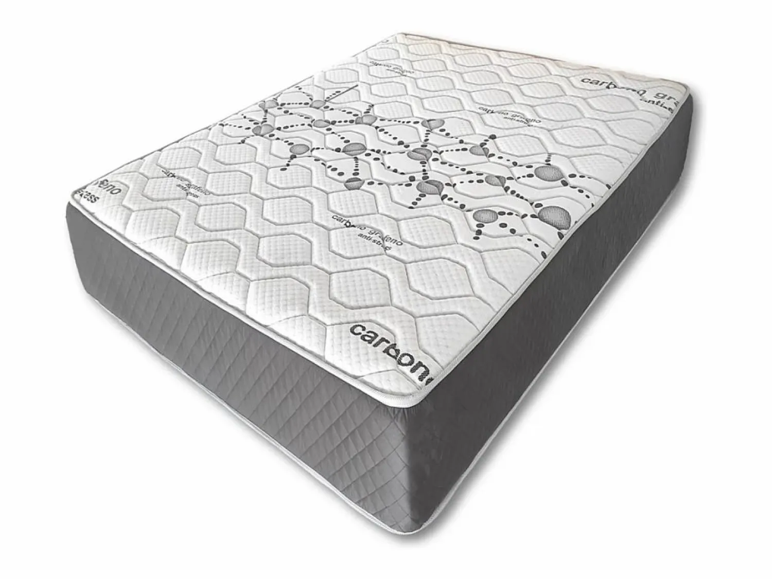 Hot Colchón Viscoelástico 30cm Alta gama | 150x200 | Ideal para Personas con Dolores de Espalda | Alta Firmeza | Carbono-Grafeno Anti-Stress