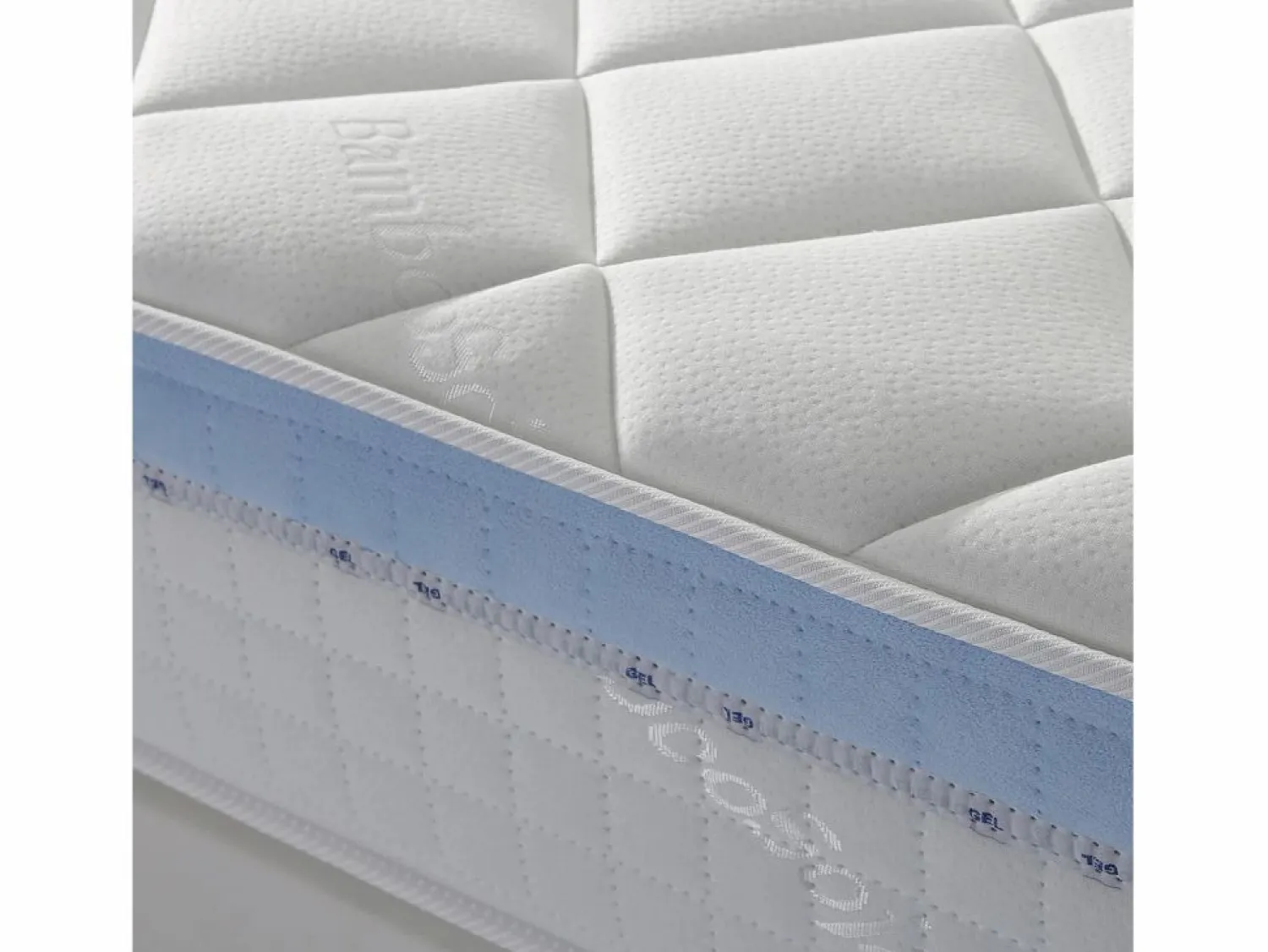 VS Venta-stock Colchón Viscoelástico Gel Active 90 x 190 x 25 cm, 1 cm de Visc-Gel + Firmeza: Media