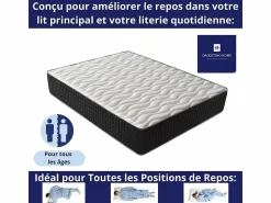 Dagostino Home Colchón Viscoelástico 160x200 Especial Cama Principal, Todos los Tamaños | Altura 30cm