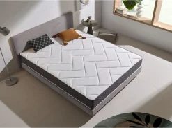 Hot Colchón 80x190 Visco 22 cm +/-2 LUXURY GRAFENO THERAPY. Colchón Relax