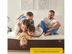Online Colchón 180x180, Viscoelástico Alta Firmerza Descansin, Ideal para Personas con Dolores de Espalda, Premium, Tejido Transpirable y Antiacaros