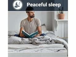 Best Colchón 90x190espuma viscoelástica | Premium Quality |Ortopédico | Altura 22 cm | Made in Italy Colchones - 90X190Cm