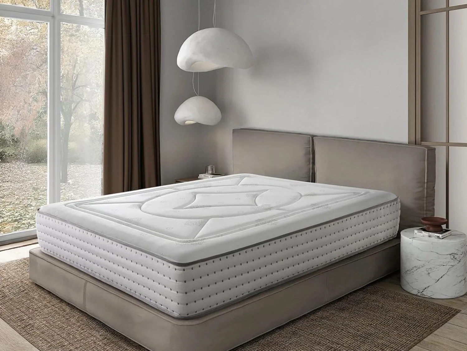 Dormissimo Colchon con latex 180X200 ATRIA Altura 30 CM | Espuma HR | Firmeza 3'5/5