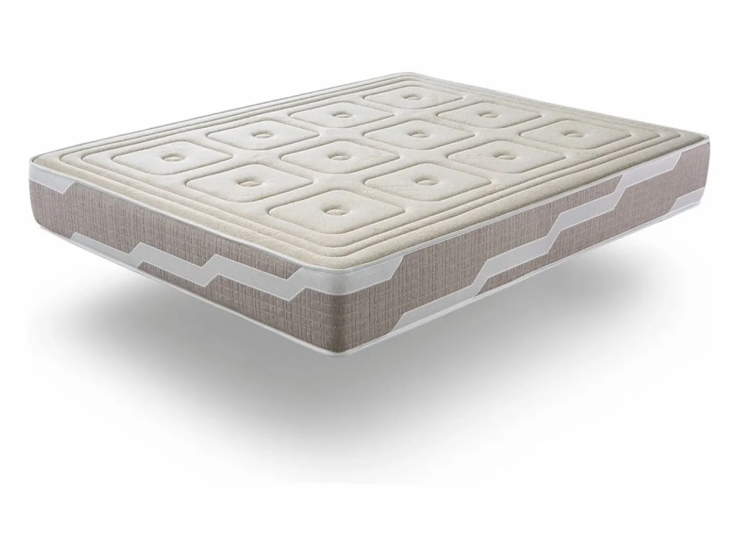 Sale Colchon con latex 90X190 ORGANIC NATURA, Altura 25 CM | Espuma HR| 100% Algodon y lino Colchones - 90X190Cm