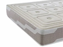 Sale Colchon con latex 90X190 ORGANIC NATURA, Altura 25 CM | Espuma HR| 100% Algodon y lino Colchones - 90X190Cm