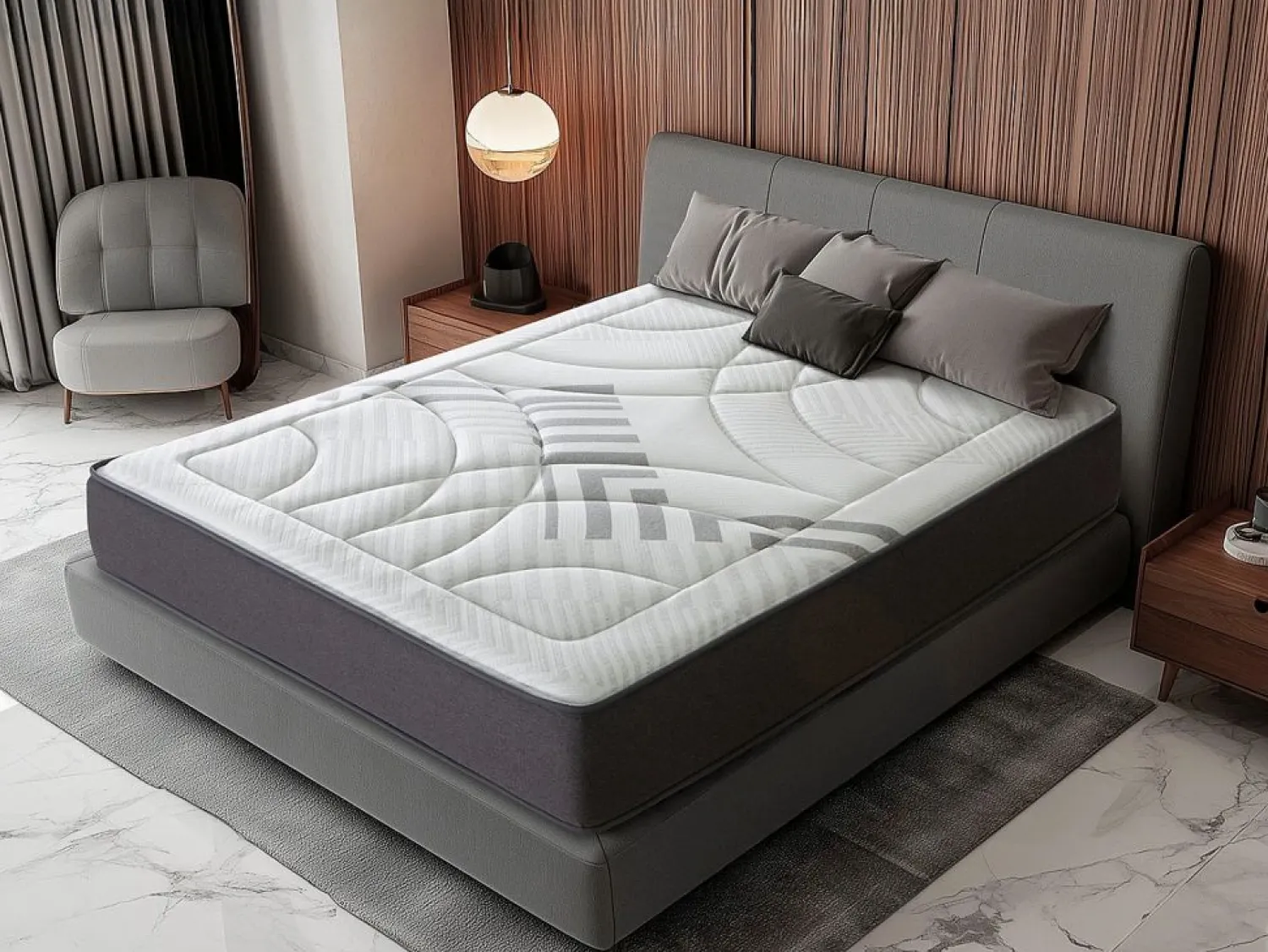 Hot Colchon Espuma 180X200 AIRSYSTEM DREAM, Altura 30 CM, Espuma HR, Firmeza media Colchones - 180X200Cm