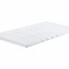 SENHO Colchoncillo 90x190 cm grosor 5,3 cm espuma viscoelástica, funda stretch desenfundable, base antideslizante - PLUME