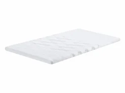SENHO Colchoncillo 90x190 cm grosor 5,3 cm espuma viscoelástica, funda stretch desenfundable, base antideslizante - PLUME