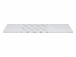 SENHO Colchoncillo 90x190 cm grosor 5,3 cm espuma viscoelástica, funda stretch desenfundable, base antideslizante - PLUME
