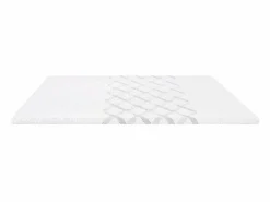 Online Colchoncillo 140x190 cm grosor 5,3 cm espuma viscoelástica, funda stretch desenfundable, base antideslizante - PLUME Sobrecolchón