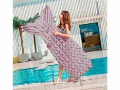 New Colchoneta cola de sirena lila 178x88 cm Accesorio Piscina|Deportes Náuticos