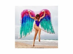 Colchoneta Hinchable Alas de ángel (251 X 160 cm) Accesorio Piscina|Deportes Náuticos