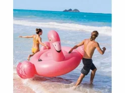 Intex Colchoneta hinchable isla Flamingo 218x211x136cm