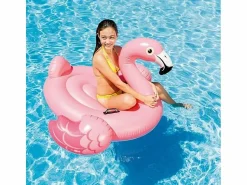 Intex Colchoneta hinchable isla Flamingo 218x211x136cm